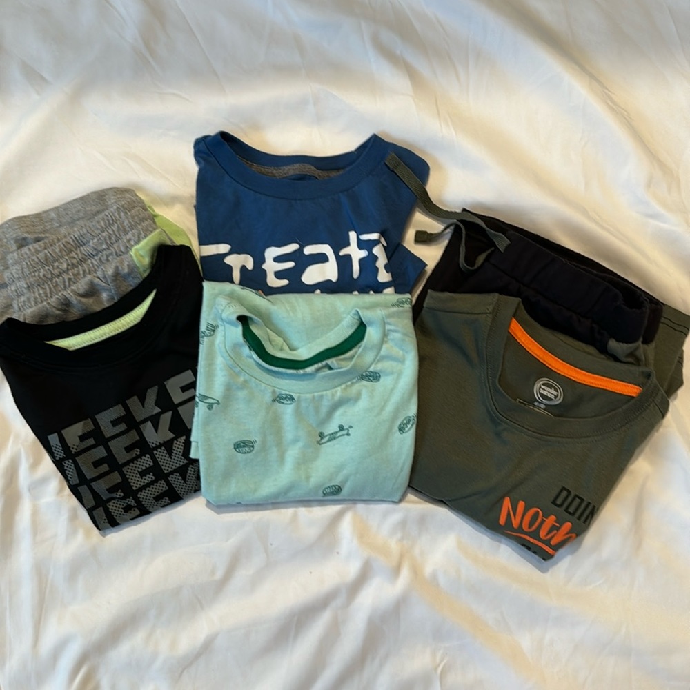 Boys shirts and pajamas